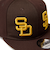 ニューエラ（NEW ERA）キャップ 950 ソフトバックラム MLB ダブルロゴ サンディエゴ・パドレス クーパーズタウン ブラウン 14667800