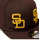ニューエラ（NEW ERA）キャップ 950 ソフトバックラム MLB ダブルロゴ サンディエゴ・パドレス クーパーズタウン ブラウン 14667800
