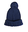 クー（Coo.）帽子 ジュニア ニットキャップ ポンポンカフワッチ 紺 ネイビー  899CO5ST0027 NVY