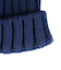 クー（Coo.）帽子 ジュニア ニットキャップ ポンポンカフワッチ 紺 ネイビー  899CO5ST0027 NVY