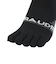 5指ソックス ヒートクロス 3足組 黒 25cm SK5F0005-WA894-GRGSA ソックス 靴下 5本指 発熱 防寒 3足セット