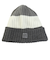 ライズ（RYZ）ニットキャップ ボーダーボリュームリブカフワッチ チャコールグレー RZ20ST25FW0028 CGRY 帽子 ニット帽 防寒