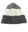 ライズ（RYZ）ニットキャップ ボーダーボリュームリブカフワッチ チャコールグレー RZ20ST25FW0028 CGRY 帽子 ニット帽 防寒
