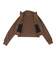 エックスガール（X-gir）ショート トラックジャケット 155253021007-BROWN