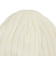クー（Coo.）帽子 ニットキャップ ベーシックボリュームリブワッチ オフホワイト 白 897CO5ST0026 WHT