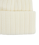 クー（Coo.）帽子 ニットキャップ ベーシックボリュームリブワッチ オフホワイト 白 897CO5ST0026 WHT