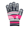 手袋 ジュニア ボーダーニットグローブ ピンク WG5F0006-WA902-GRST PNK 滑り止め付き 防寒 ジュニア手袋