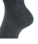 クー（Coo.）ヒートクロス クルーソックス 3足組 ゆったり 894CO5GSA0077 CGRY