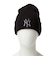 ニューエラ（NEW ERA）帽子 ベーシック カフニット MLB Tonal Logo ニューヨーク・ヤンキース 黒 ブラック 14670043