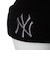 ニューエラ（NEW ERA）帽子 ベーシック カフニット MLB Tonal Logo ニューヨーク・ヤンキース 黒 ブラック 14670043