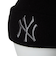 ニューエラ（NEW ERA）帽子 ベーシック カフニット MLB Tonal Logo ニューヨーク・ヤンキース 黒 ブラック 14670043