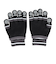 手袋 ジュニア ダブルタイプニットグローブ 黒 WG5F0007-WA902-GRST BLK 滑り止め付き 防寒 ジュニア手袋