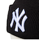 ニューエラ（NEW ERA）帽子 ニットキャップ MLB Team Logo ニューヨーク・ヤンキース 黒 ブラック 14670067