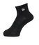 ニューエラ（NEW ERA）靴下 スニーカー丈 ソックス BLACK/WH 黒 23-25cm 14886685 抗菌 防臭