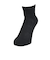 クー（Coo.）ヒートクロス ソックス アンクルゆったり 3足組 895CO5GSA0070 BLK
