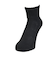クー（Coo.）ヒートクロス ソックス アンクルゆったり 3足組 895CO5GSA0070 BLK