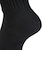 クー（Coo.）ヒートクロス ソックス アンクルゆったり 3足組 895CO5GSA0070 BLK