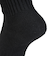 クー（Coo.）ヒートクロス ソックス アンクルゆったり 3足組 895CO5GSA0070 BLK