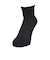 クー（Coo.）ヒートクロス ソックス アンクルゆったり 3足組 895CO5GSA0070 BLK