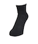 クー（Coo.）ヒートクロス ソックス アンクルゆったり 3足組 895CO5GSA0070 BLK