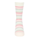 クー（Coo.）ミドルソックス ヒートクロス 二重編み ボーダー 2足組 895CO5GSA0101 PNK
