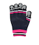 手袋 ジュニア ダブルタイプニットグローブ 紺×ピンク WG5F0007-WA902-GRST NVY 滑り止め付き 防寒 ジュニア手袋