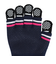手袋 ジュニア ダブルタイプニットグローブ 紺×ピンク WG5F0007-WA902-GRST NVY 滑り止め付き 防寒 ジュニア手袋