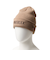 ニューエラ（NEW ERA）帽子 ニットキャップ ベーシック カフニット オールドロゴ ベージュ 14670064