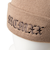 ニューエラ（NEW ERA）帽子 ニットキャップ ベーシック カフニット オールドロゴ ベージュ 14670064