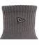 ニューエラ（NEW ERA）靴下 スニーカー丈 ソックス CHARCOAL チャコールグレー 23-25cm 14886683 抗菌 防臭