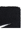 ナイキ（NIKE）リストバンド スウッシュ クラシック 2P ブラック×ホワイト BN3000-010