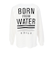 ハーレー（HURLEY）BORN FROM WATER 長袖Tシャツ MCLS252063-WHT