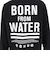 ハーレー（HURLEY）BORN FROM WATER 長袖Tシャツ MCLS252063-BLK