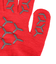ミズノ（MIZUNO）手袋 ジュニア ニット手袋 5本指タイプ 赤 32JYC90262 防寒 滑り止め付き
