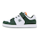 ディーシーシューズ（DC SHOES）ジュニアスニーカー ボーイズ ボーダーシューズ マンテカ 4 V SN ホワイト グリーン 25FWDK25400111…