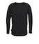 デュアリグ（DUARIG）アンダーシャツ ドライウォーム 長袖クルーネックシャツ 黒 ブラック S-3Lサイズ 5F0018-WAUW-891GC BLK