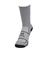 ミッション（MISSION）靴下 VaporActive パフォーマンスクルーソックス 2足セット グレー Mサイズ 105031 涼しい ドライ 速乾 吸湿