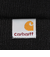カーハート（CARHARTT）ニットキャップ ストラタス ハット ロー 黒 I02574189XX25FW ニット帽 防寒