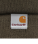 カーハート（CARHARTT）ニットキャップ ストラタス ハット ロー 緑 I02574163XX25FW ニット帽 防寒