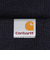 カーハート（CARHARTT）ニットキャップ ストラタス ハット ロー 紺 I0257411CXX25FW ニット帽 防寒