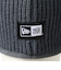 ニューエラ（NEW ERA）ニット イヤーウォーマー リブ ボックスロゴ ダークグレー 14669990 2WAY 耳当て ヘッドバンド 防寒