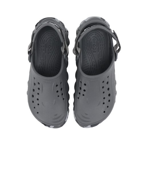 クロックス（crocs）サンダル エコー カモ RO クロッグ SGy/Mlt グレー