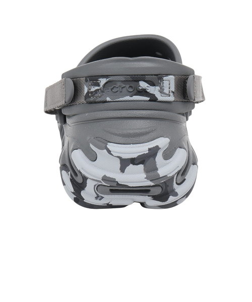 クロックス（crocs）サンダル エコー カモ RO クロッグ SGy/Mlt グレー