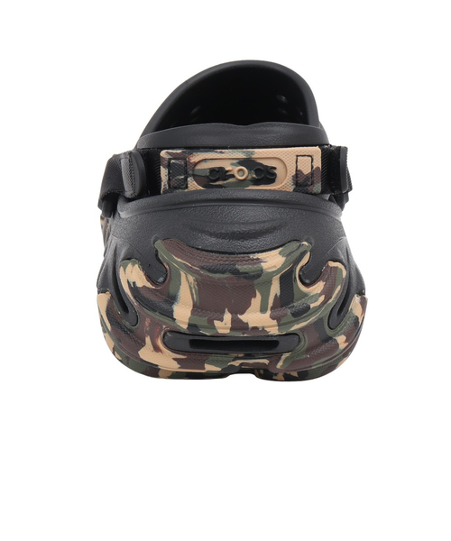 クロックス(crocs)サンダル エコー カモ RO クロッグ Blk/Mlt ブラック 212095-0C4 カジュアルシュ… クロックス（crocs）サンダル エコー カモ RO クロッグ Blk/Mlt