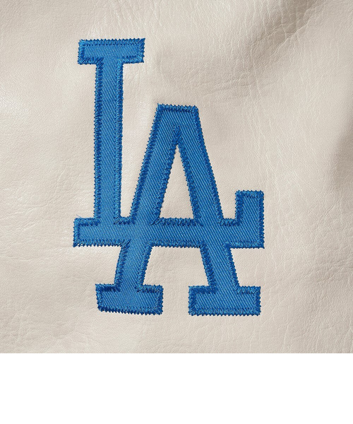 エムエルビー（MLB）スタンダード ロゴ PU メルトンジャケット