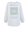 ルーカ（RVCA）BANDANA VA ボックス ロゴ 長袖Tシャツ BF044052 WHT