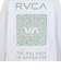 ルーカ（RVCA）BANDANA VA ボックス ロゴ 長袖Tシャツ BF044052 WHT