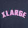 エクストララージ（XLARGE）ARCH ロゴ プルオーバー フーデット スウェットシャツ 101253012014-NAVY