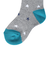 クー（Coo.）靴下 ジュニア クルーソックス HEAT-X 2足組 グレー×ネイビー スター 15.0～18.0センチ 896CO5GSA0058 GRY15