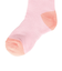 クー（Coo.）靴下 ジュニア クルーソックス HEAT-X 2足組 ピンク×グレー ハート 15.0～18.0センチ 896CO5GSA0059 PNK15